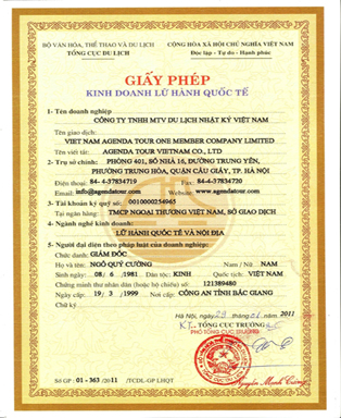 Licence Tour operateur